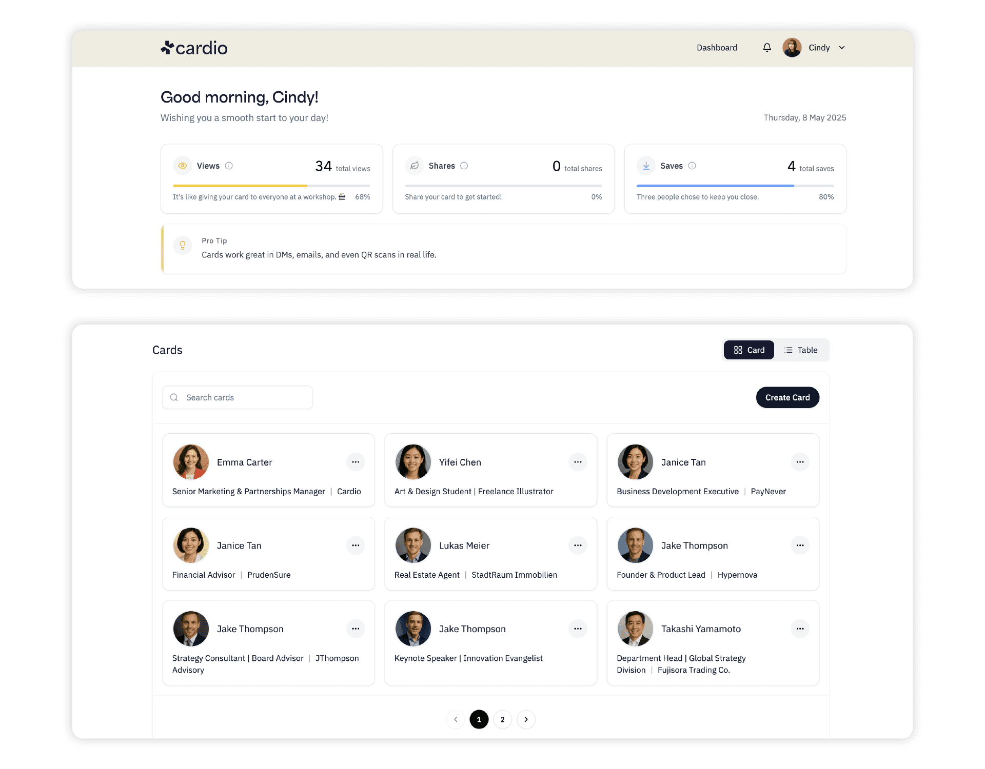 Cardio - Web App